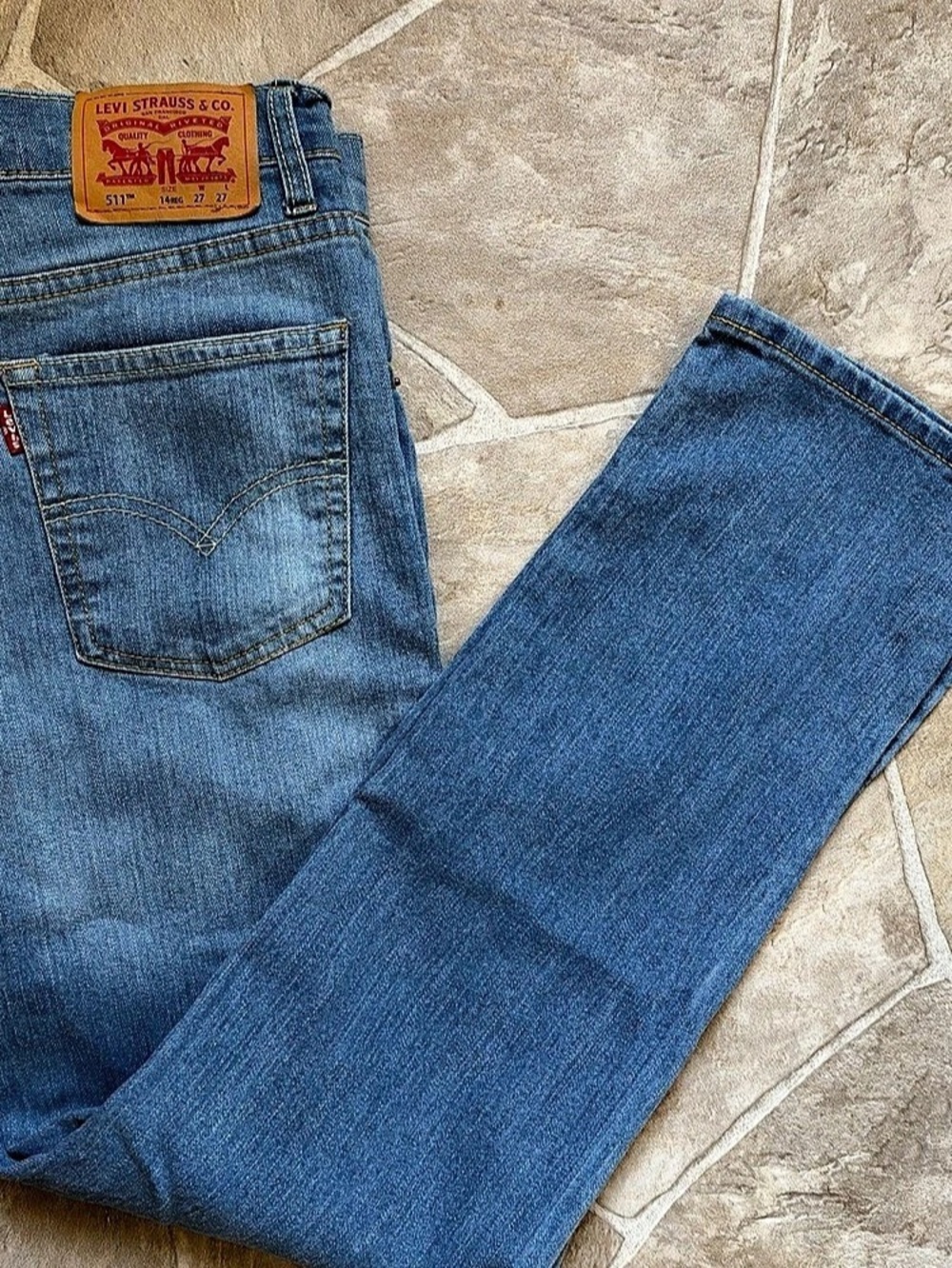 Levi's 511 Straight Leg Jeans in Blue Waist 27